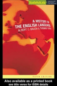 Image of A history of the English language