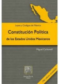 Image of Constitución política de los Estados Unidos Mexicanos