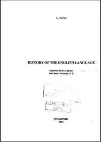 Image of History of English Language
