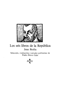 Image of Los seis libros de la república