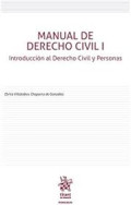 Manual de derecho civil I : introducción al derecho civil y personas