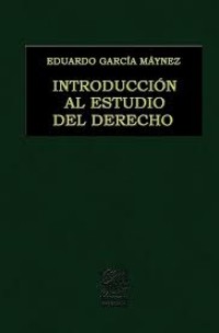 Image of Introduccion al estudio del derecho