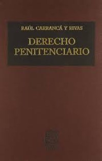 Image of Derecho penitenciario : cárcel y penas en México