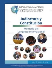 Image of Judicatura y Constitución : memoria del Congreso Internacional