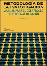 Image of Metodología de la investigación : manual para el desarrollo de personal de salud