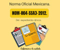 Norma oficial mexicana NOM-004-SSA3-2012, del expediente clínico